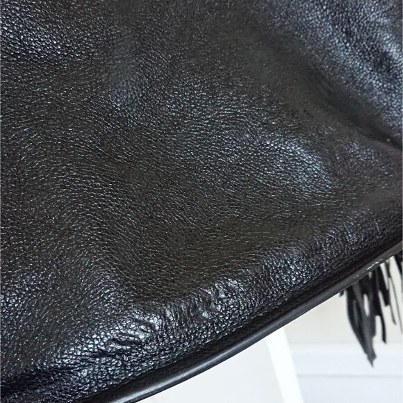 Prada Glace Calf Black Etiquette Fringe Leather tote bag - Picture 16 of 16